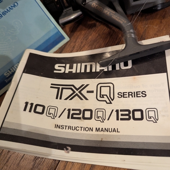 Shimano TX130Q Graphite Fishing Reel Vintage In Box - Picture 5 of 9